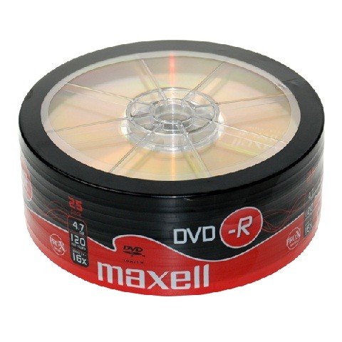 Maxell DVD-R 4.7GB 16x Szpula 25 (275731.40)