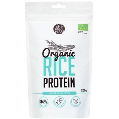 Diet-Food Bio Rice Protein Izolat białek z ryżu 200g 5901549275803