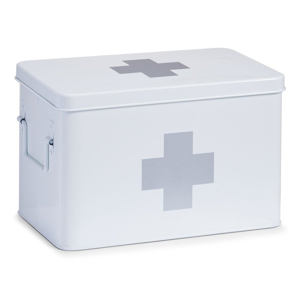 Zeller Metalowa apteczka pudełko medyczne 32x20x20 cm ZELLER