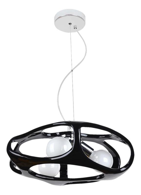 Lampex Lampa wisząca Amano Czarny 324/3 CZA