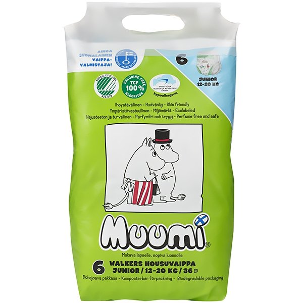 Daltra sp. z o.o. Daltra sp z o.o Muumi Walkers pieluchomajtki Junior 12-20 kg 36 sztuk 0000000