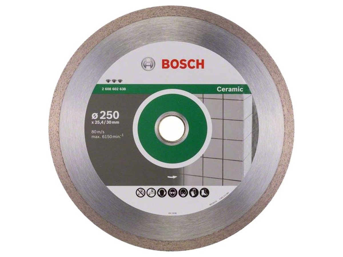 Bosch Diamentowa tarcza tnąca Best do ceramiki 250 x 30/25 40 x 2 4 x 10 mm 2608602638 1 szt