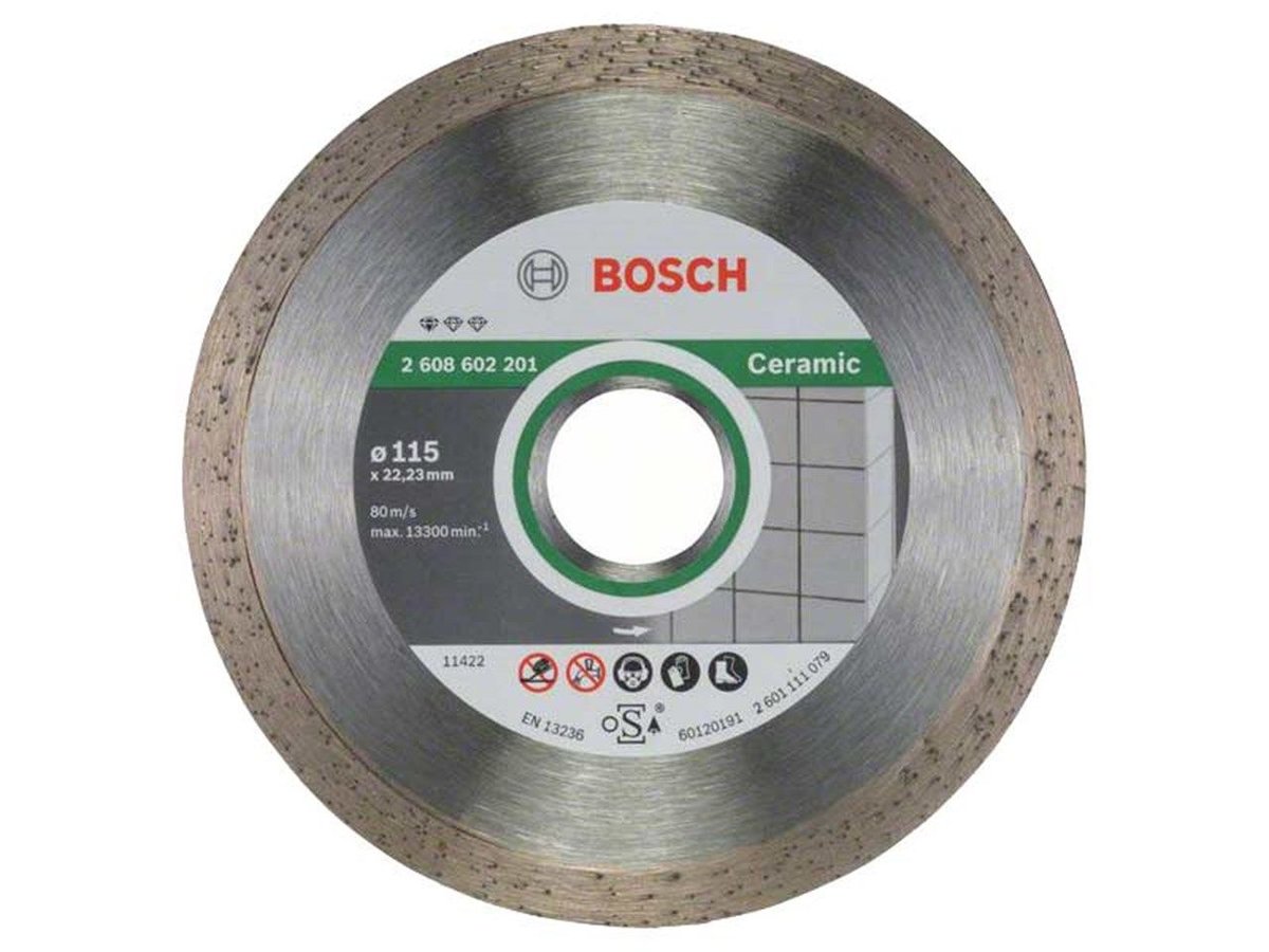 Bosch DIAMENTOWA TARCZA DO PŁYTEK PROFESSIONAL FOR CERAMIC 115 mm 2608602201