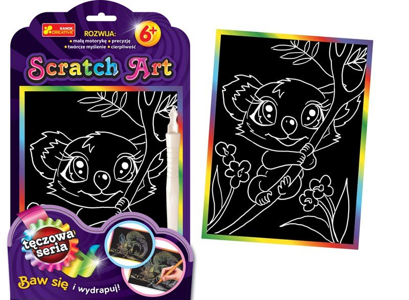 Ranok Creative Scratch art koala na gałęzi