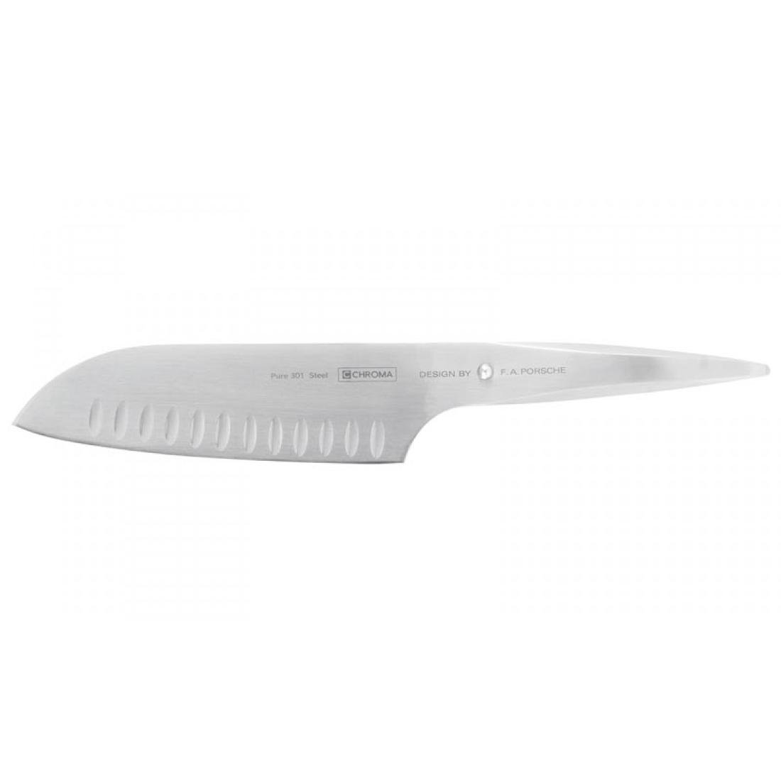 Chroma Nóż Santoku Type 301 ostrze hollow, 17,8 cm