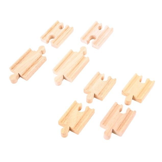 BigjigsRail Tory do kolejek - zestaw łączników 8 szt. BJT104