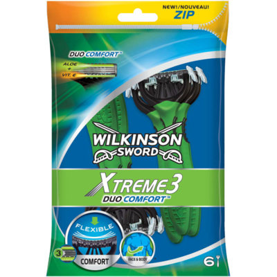 Wilkinson Sword Maszynka do golenia Xtreme 3 Duo Comfort 6 szt.