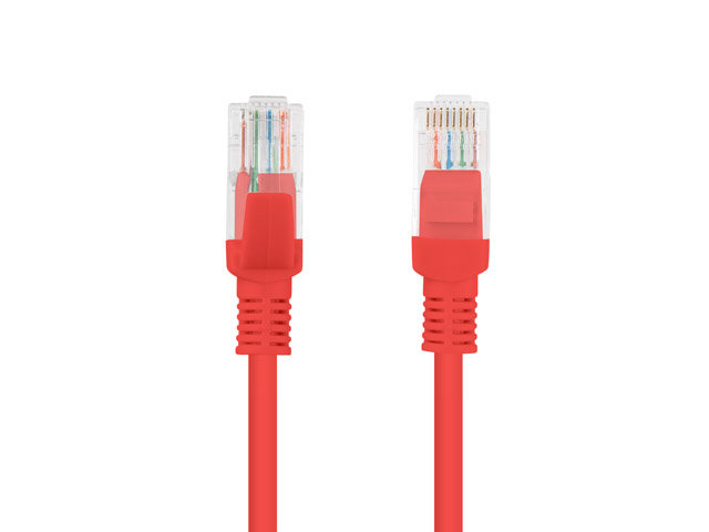 Lanberg Patchcord kat.5e 15.0M UTP czerwony 1_605024