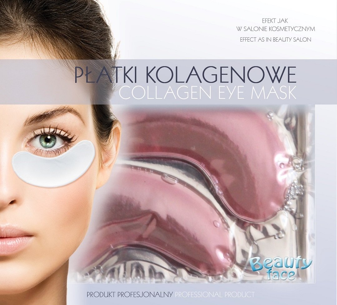 BeautyFace REGENERUJĄCO NAWILŻAJĄCE KOLAGENOWE PŁATKI POD OCZY Z CZERWONYM WINEM 5902596328672