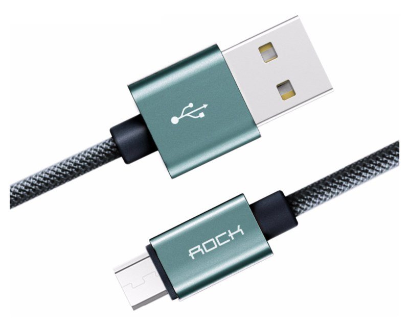 ROCK Kabel ROCK Micro USB Nylonowy 2,1A 100cm