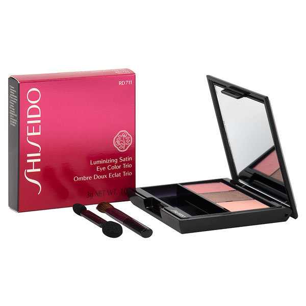 Shiseido Eyes Luminizing Satin trio cienie do powiek odcień RD 711 Pink Sands 3 g