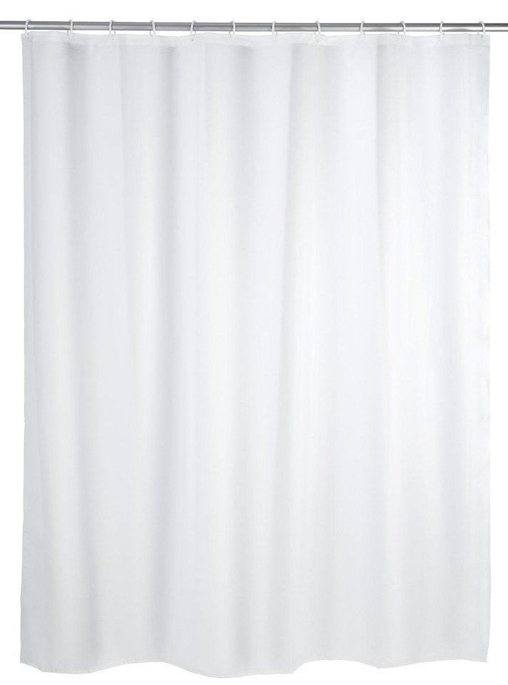 Wenko Zasłona prysznicowa biała, 120x200 cm