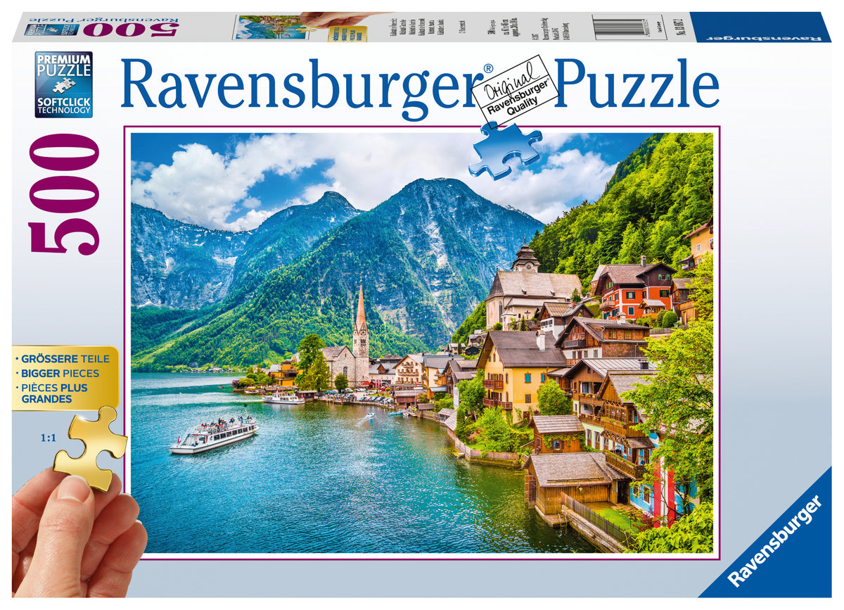 Ravensburger PUZZLE 500 EL KOŚCIÓŁ U PODNÓŻA GÓRY 136872