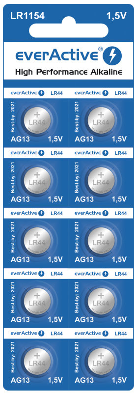 EverActive Pozostali bateria x10 szt. alkaliczna mini G13 LR1154 LR44