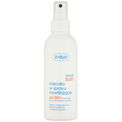 Ziaja Sopot Sun mleczko w sprayu nawilżające SPF50+ 170 ml