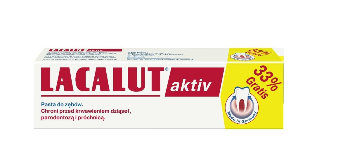 N.P.ZDROVIT SP Z O.O. LACALUT AKTIV Past.d/zęb. zalc.przy krwaw.
