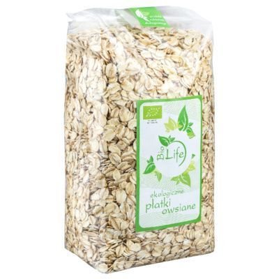 BioLife PŁATKI OWSIANE BIO 600G BL747