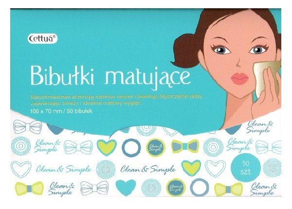 Cettua  Bibułki matujące 50.0 st