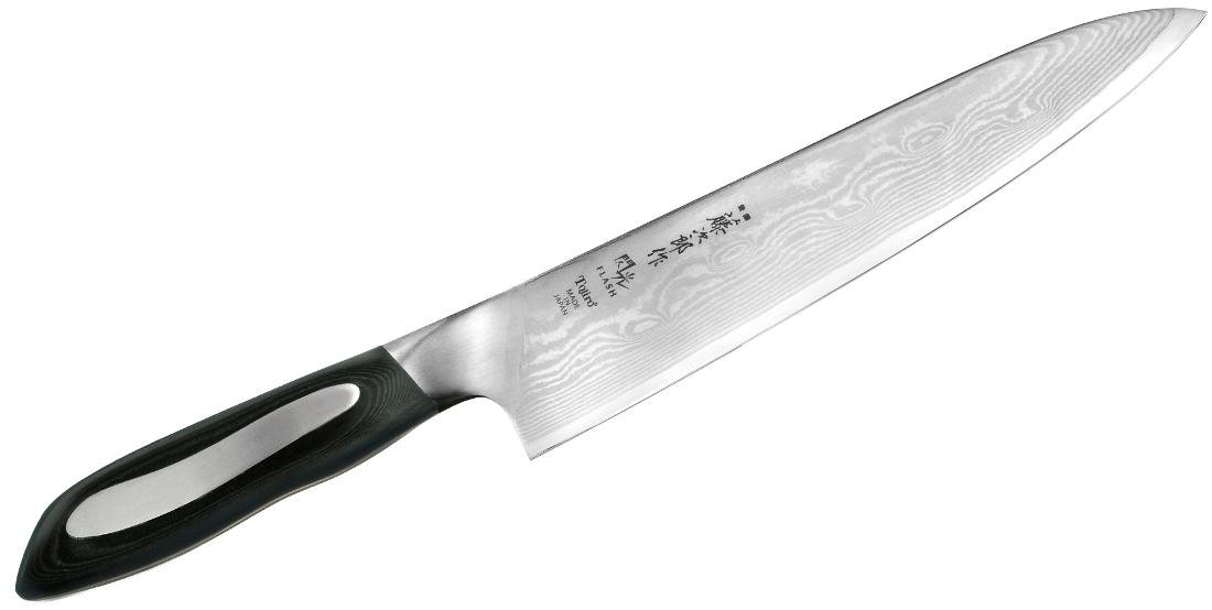 Tojiro Nóż szefa kuchni, czarno-srebrna rączka Flash 21 cm
