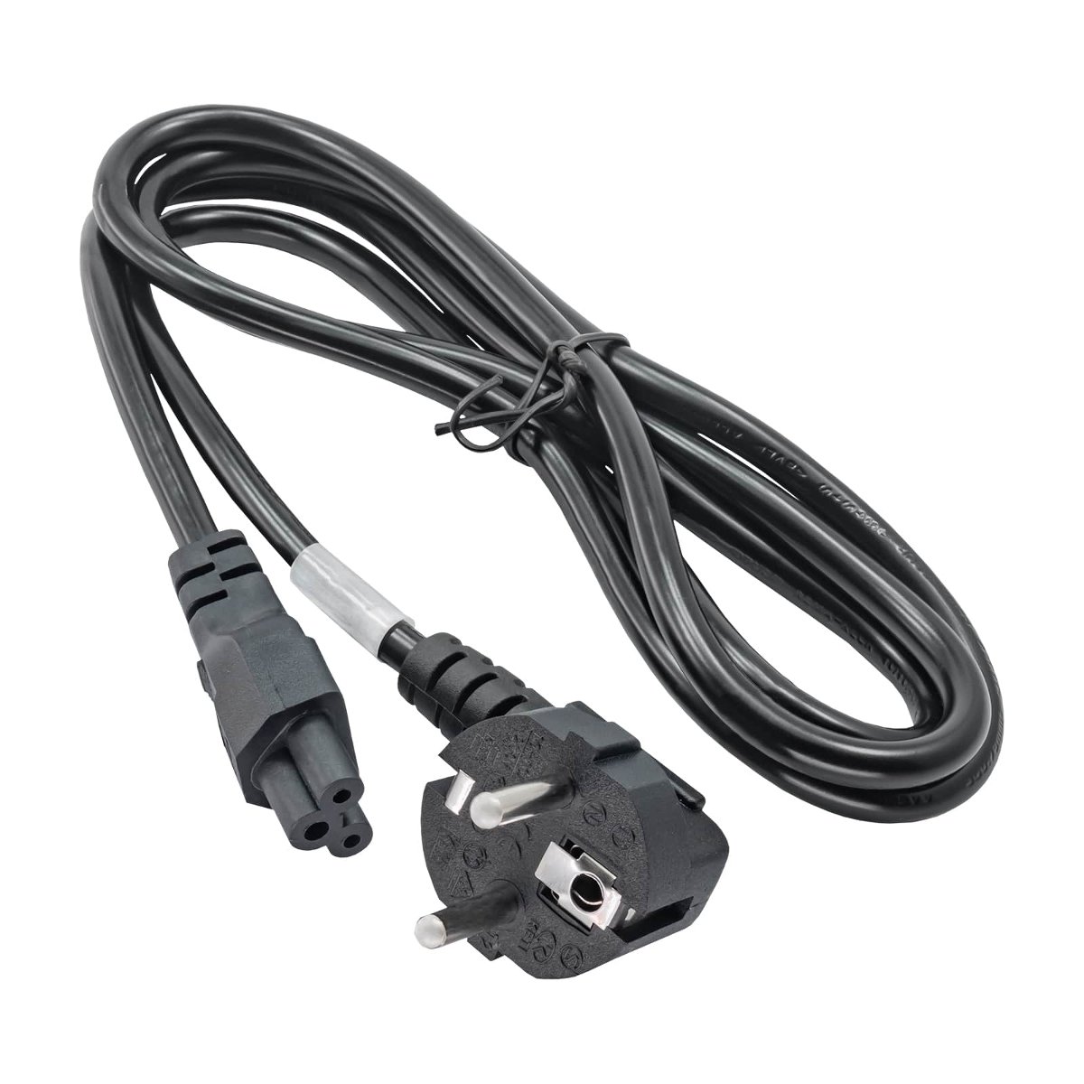 Kabel zasilający do notebooka Akyga 1.8m AK-NB-01C VDE IEC C5 250V/50Hz