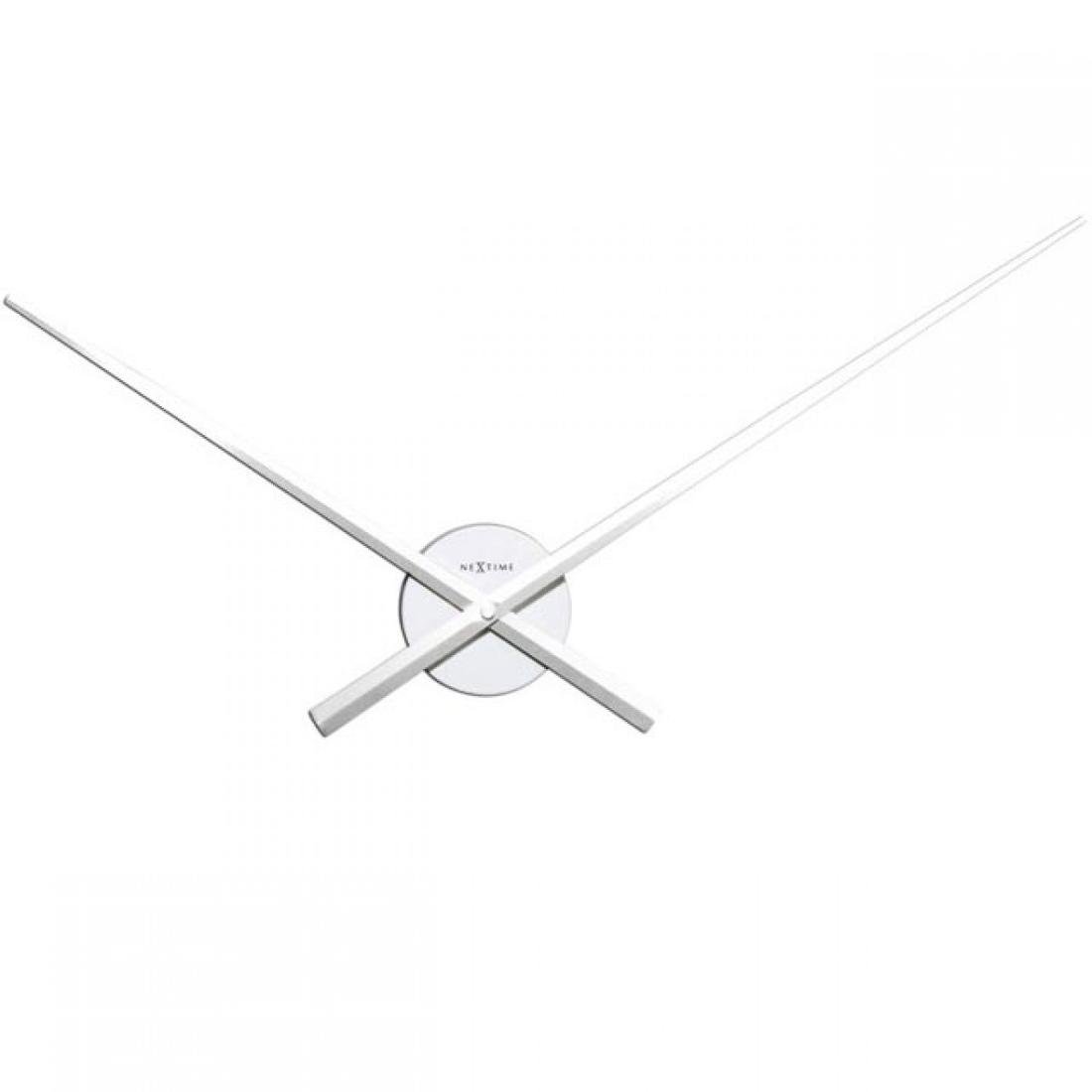 Nextime Zegar ścienny Hands, biały, 70 cm