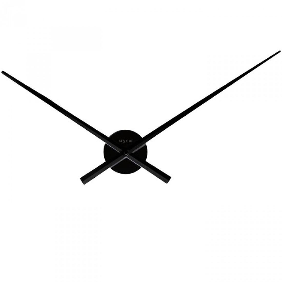 Nextime Zegar ścienny Hands, czarny, 70 cm