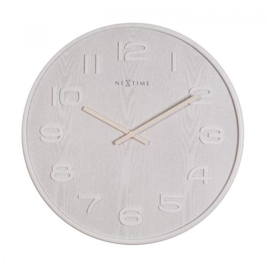 NexTime NeXtime Wood Wood nośnik Zegar ścienny z drewna 1 x 1 x 3 cm Nex012900