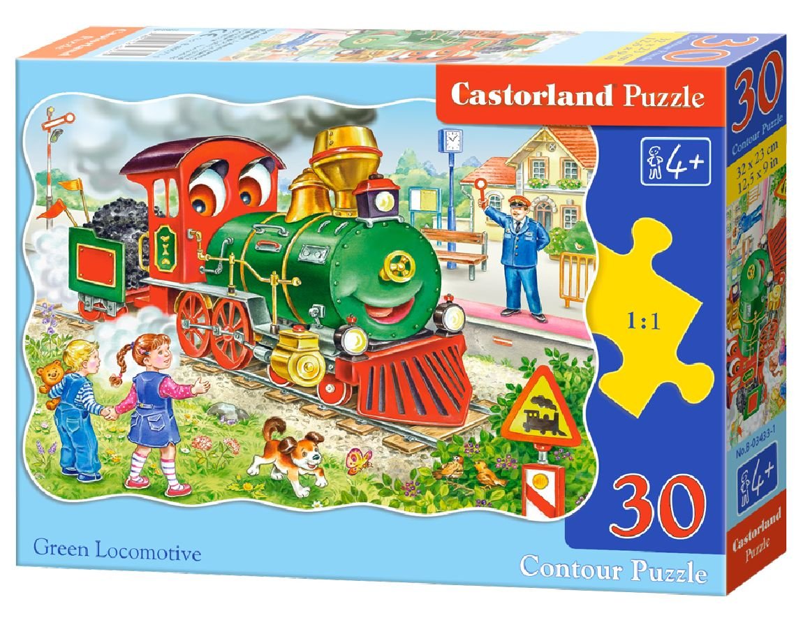 Puzzle 30 el. Lokomotywa Castorland