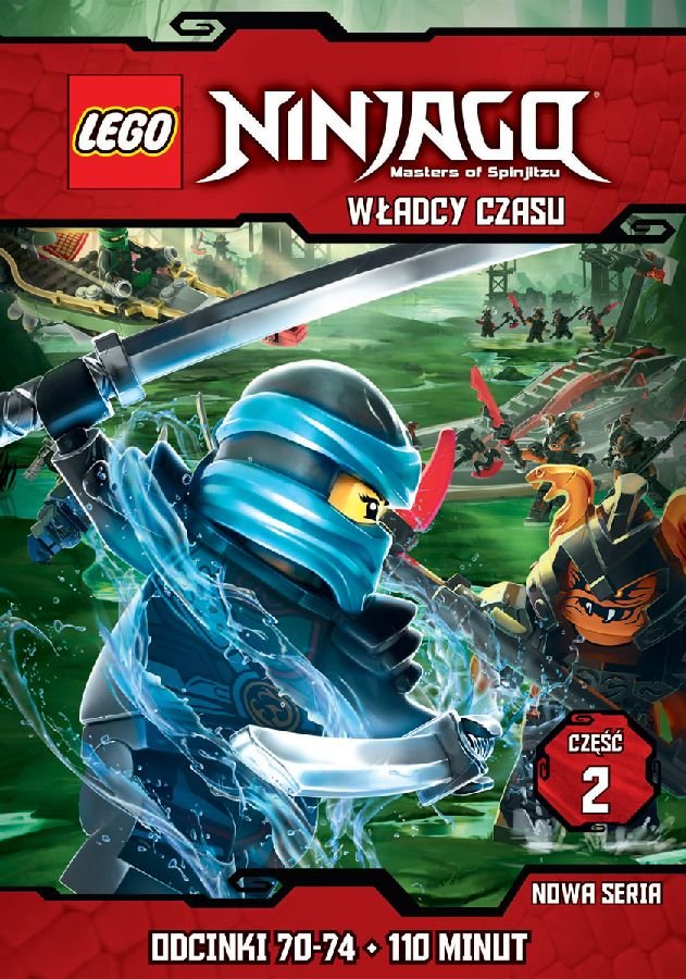 Galapagos Lego Ninjago Władcy Czasu Część 2 odcinki 70-74) DVD) Michael Helmuth Hansen