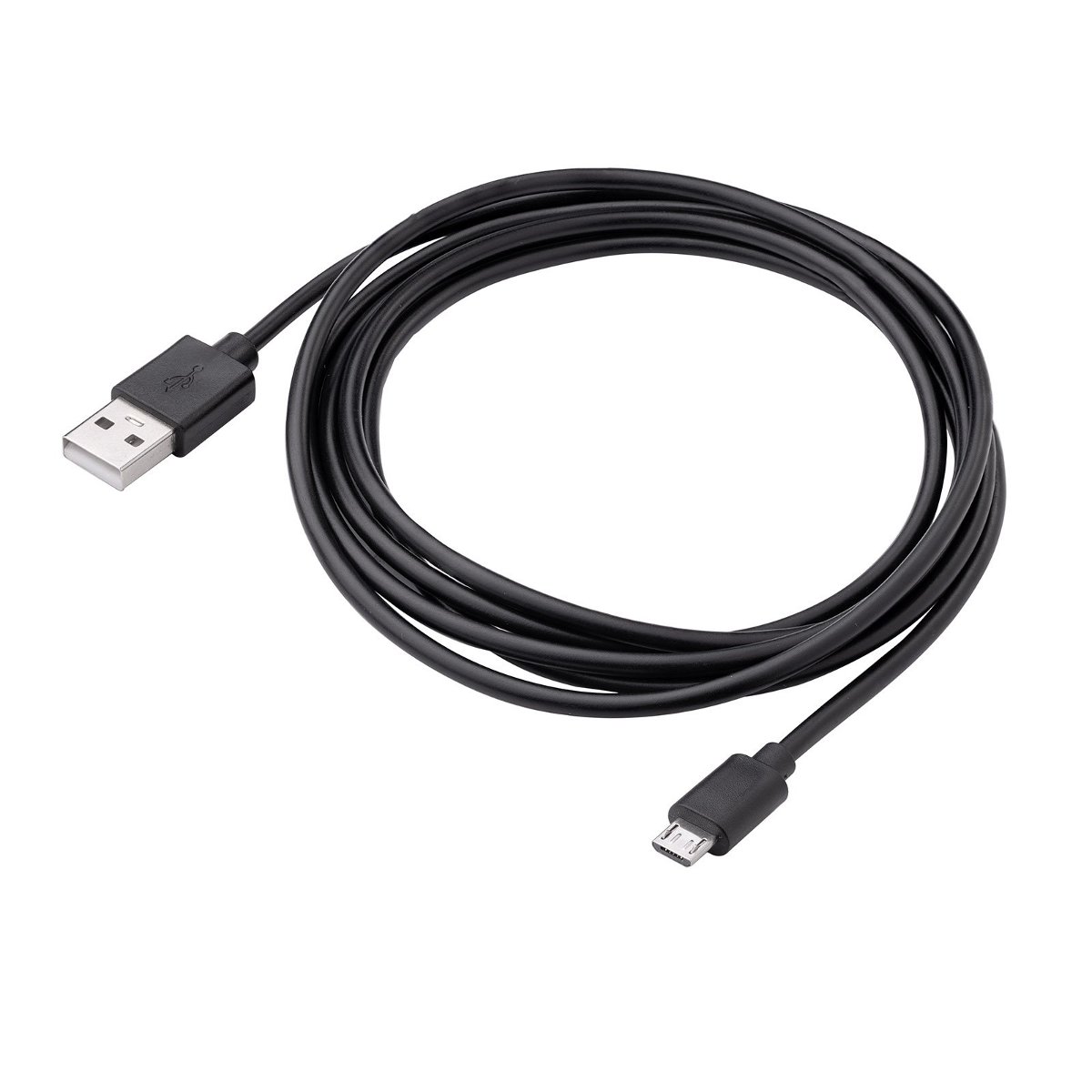 AKYGA Podłączenie akyga AK-01 USB/kabel zasilający wtyczka USB 2.0, a na wtyk B Micro złącze USB, 1,8 m Czarny AK-USB-01