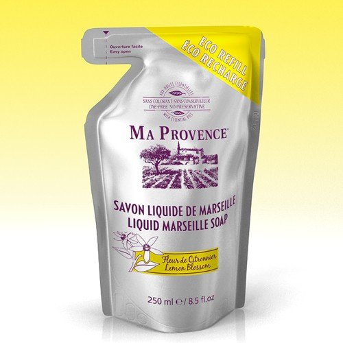 Ma Provence, mydło naturalne w płynie zapas cytryna, 250 ml