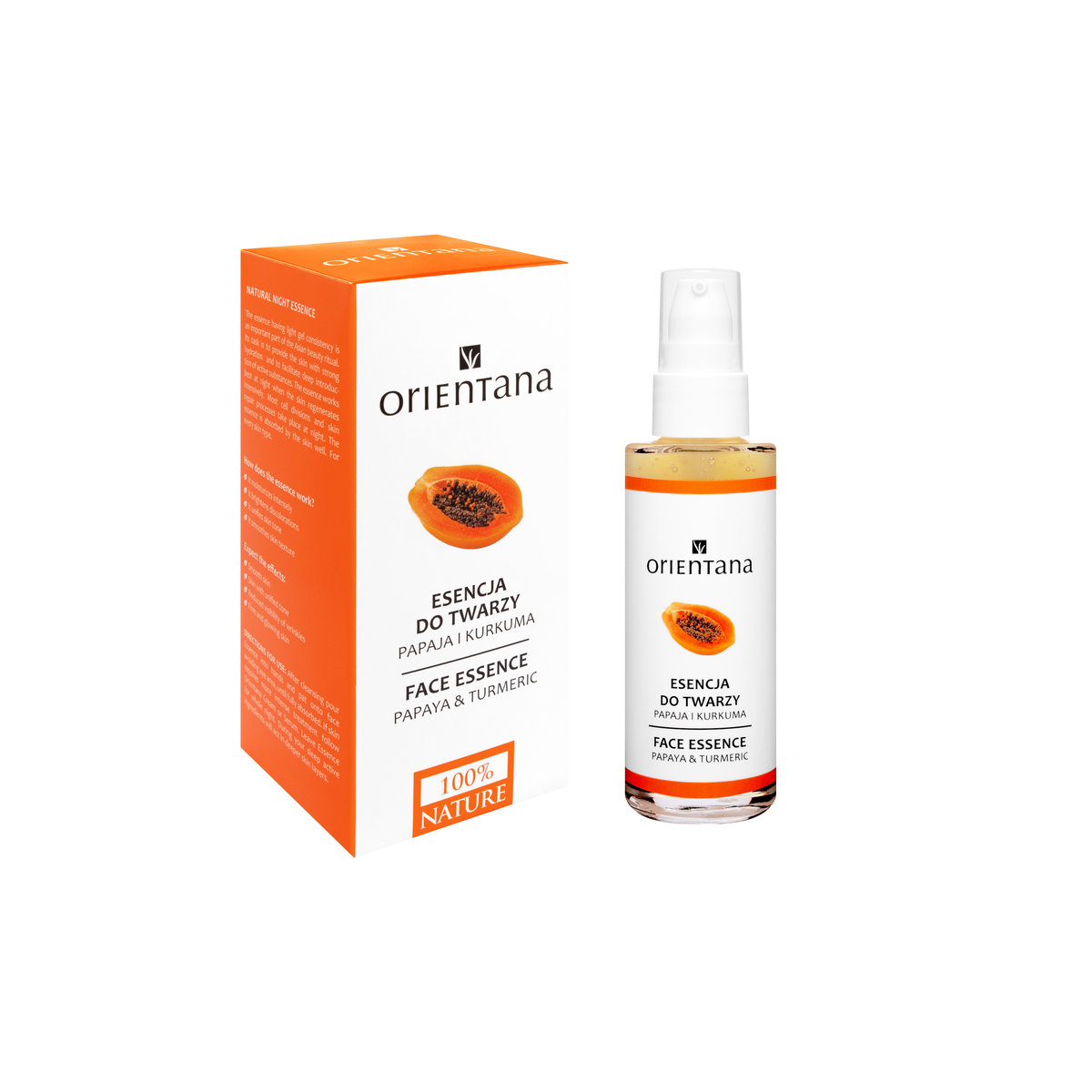 Orientana BIO MASKA-ESENCJA PAPAJA & KURKUMA 50 ml