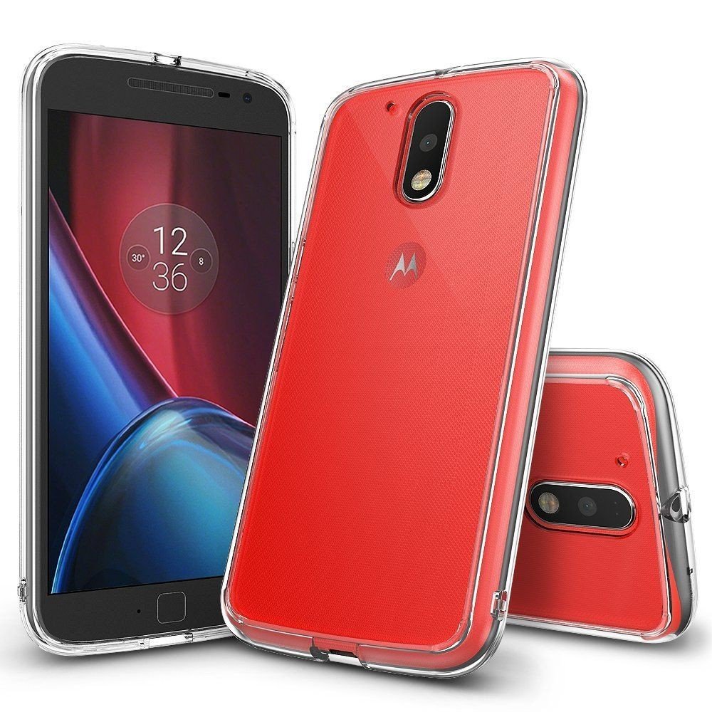 RINGKE Etui Fusion Motorola Moto G4/G4 Plus - Crystal View + Folia