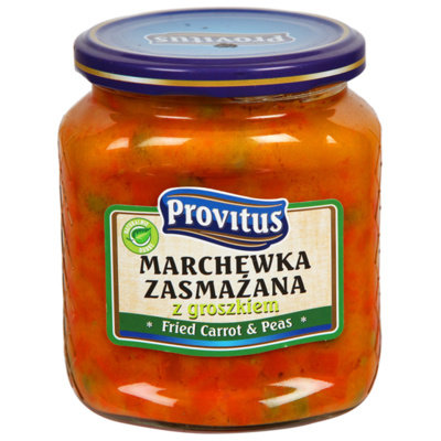 ProVitus Marchewka zasmażana z groszkiem 480 g