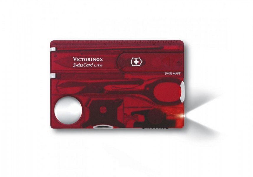 Victorinox zestaw SwissCard Lite czerwony