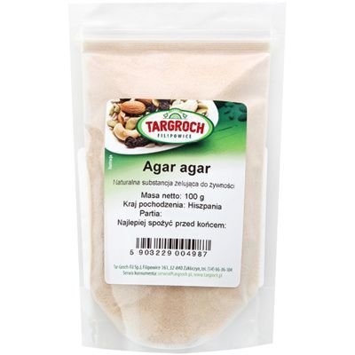 Targroch TAR-GROCH-FIL sp. j. Agar agar naturalna substancja żelujaca do żywności 100g