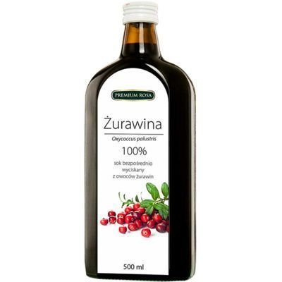 Premium Rosa Sok z Żurawiny + 7 Ziół 500ml