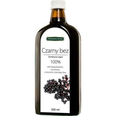 Premium Rosa Sok Czarny Bez 500 ml -