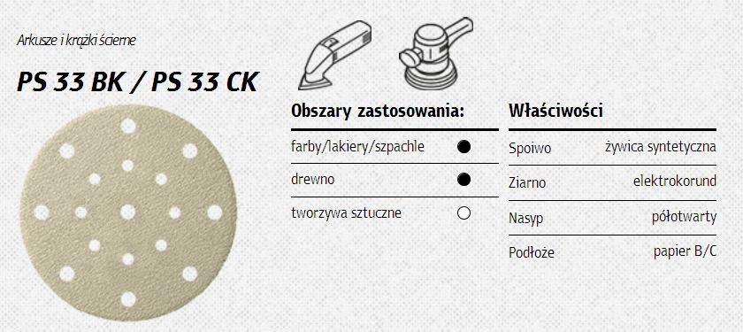 Klingspor Krążek szlifierski 150 mm, p 120, 100 szt