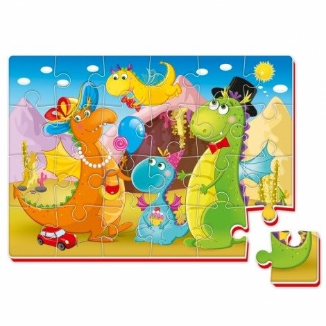 Roter Kafer Roter Kafer, puzzle Dinozaury