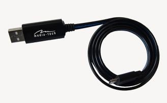 Media-Tech FLOWING USB KABEL MIKRO USB Z ILUMINACJĄ NIEBIESKI MT5105B