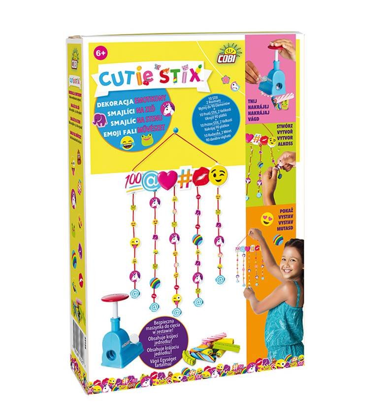 Cobi Cutie Stix Dekoracja emotikony