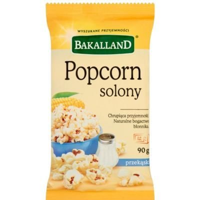 Bakalland Popcorn solony 90g