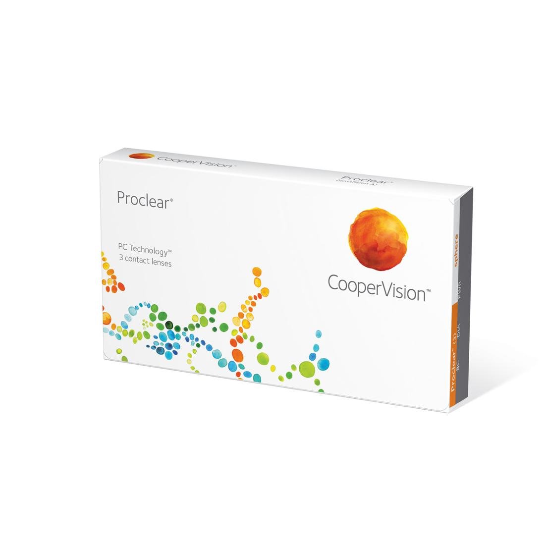 CooperVision Proclear 3 szt. Soczewki miesięczne (2.25 dpt & BC 8.6)