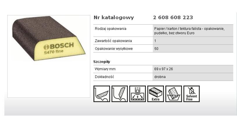 Bosch Professional GĄBKA-COMBI B/PROF. DEL 69X97X26 OP.ZB ! 2608608223