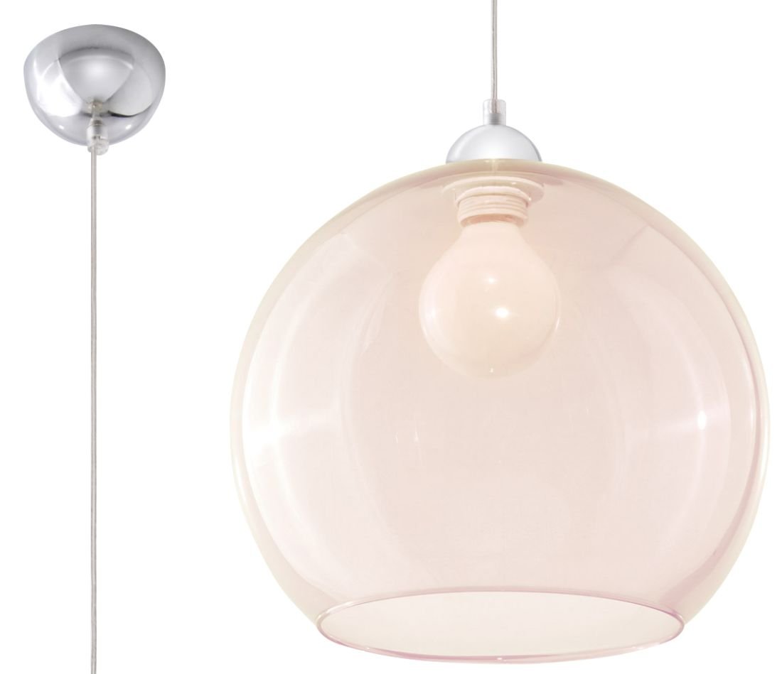 Sollux Lighting Lampa wisząca BALL szampański
