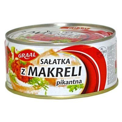 Graal SAŁATKA PIKANTNA Z MAKRELĄ GRAAL 300 G zakupy dla domu i biura! 53465829