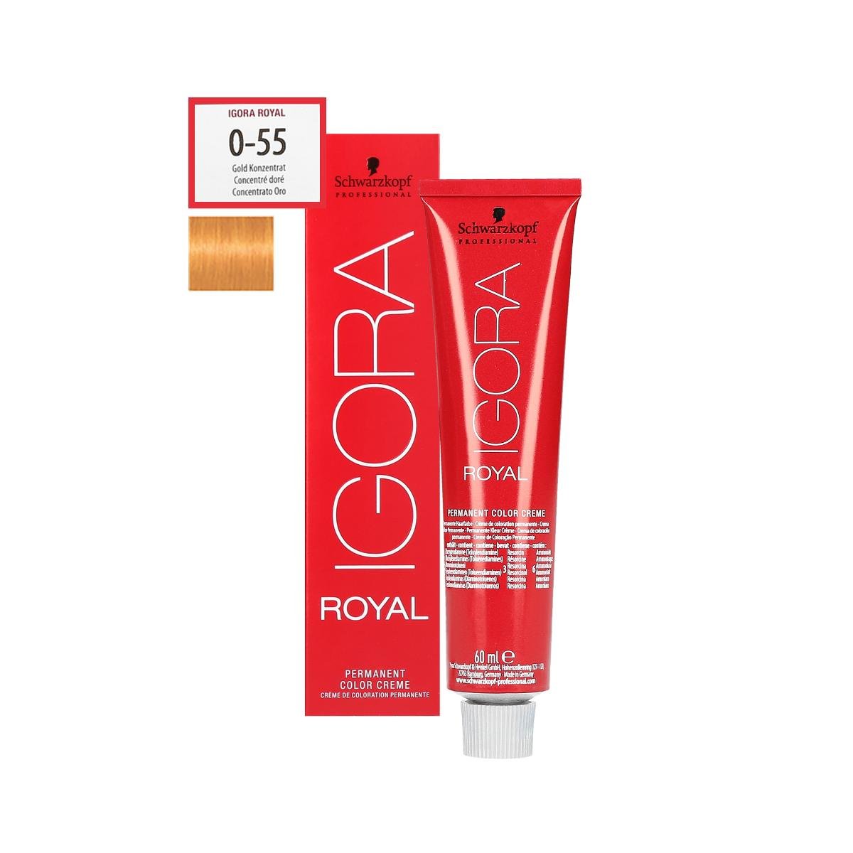 Schwarzkopf Professional, Igora Royal, farba do włosów 0-55, 60 ml