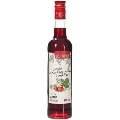 Premium Rosa Syrop z dzikiej róży i malin 400ml 1515-1348C