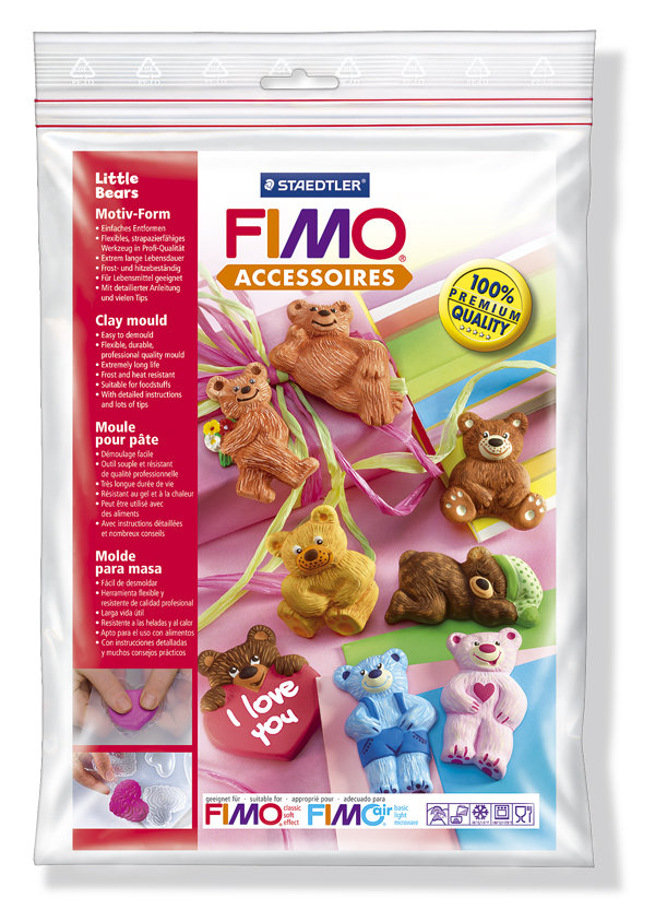 Fimo Foremki do odlewów misie GD137